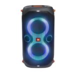 JBL Partybox 110, Wireless Bluetooth Party Speaker, 160W Monstrous Pro Sound, Dynamic Light Show, Upto 12Hrs Playtime, Built-in Powerbank, Guitar & Mic Input, PartyBox App, Splashproof (Black)