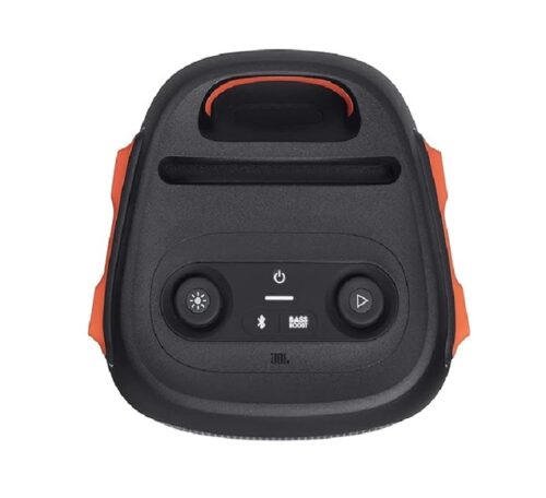 JBL Partybox 110, Wireless Bluetooth Party Speaker, 160W Monstrous Pro Sound, Dynamic Light Show, Upto 12Hrs Playtime, Built-in Powerbank, Guitar & Mic Input, PartyBox App, Splashproof (Black) - Image 2